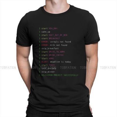 Day In The Life Kali Linux Root Programmer Programming Computer Code Men Cotton Alternative O-Neck Tshirt Harajuku Clothes
