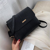 Simple Women Flap Messenger Bags 2022 Wild Female Crossbody Bag PU Leather Single Shoulder Bag for Lady Casual Purse Black