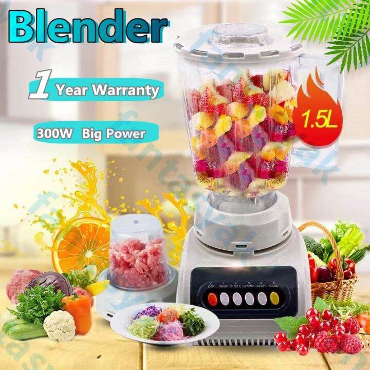 【factory outlet】 Blender Countertop Mixer With 1.5L Jug 300W Juicer