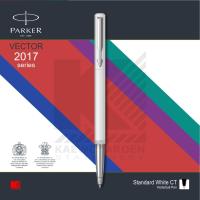 ปากกาโรลเลอร์บอล Parker Vector 2 Standard White CT
