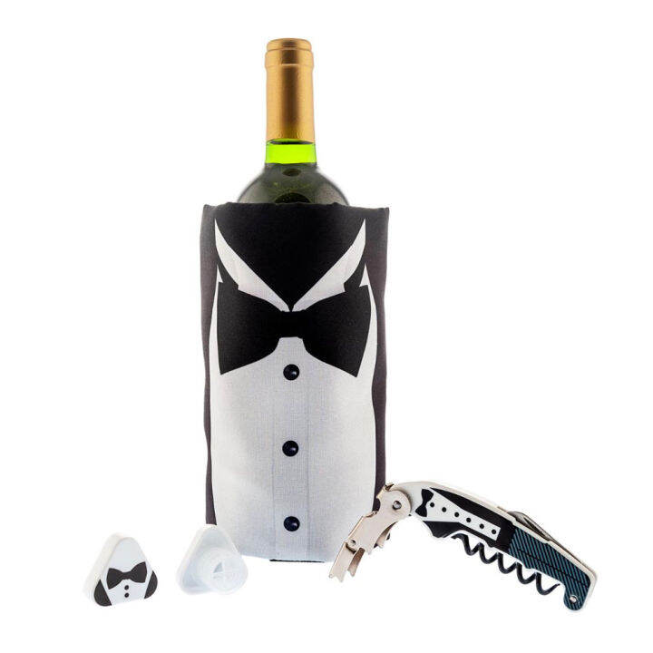 Koala Wine opener/Wine Cooler Full Print Kit ชุดที่เปิดไวน์/ปลอกเจลเก็บความเย็น Lazada.co.th