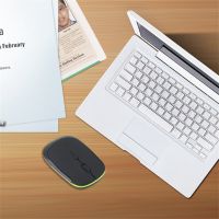 [115] JP-350 2.4GHz เม้าส์ เมาส์เล่นเกมไร้สาย USB สำหรับ Ultra-Slim Mini USB Wireless Optical Mouse Silver For PC Laptop