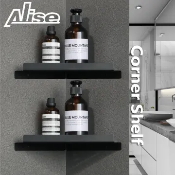 ELLEN Bathroom Corner Shelves Gold Brushed Nickel Stainless Steel Wall Shelf  Shower Storage Bathroom Accessories Shelves EL42