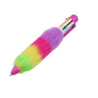 【♘COD Free Cas♘】 azaooc 1ชิ้น0.7มิลลิเมตร6ปากกาลูกลื่นแบบมีสีสำนักงานโรงเรียนปากกาปากกาเขียนตุ๊กตาอุปกรณ์การเขียนปากกาลูกลื่นสี