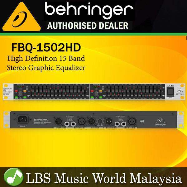 Behringer FBQ-1502HD High Definition 15 Band Stereo Graphic