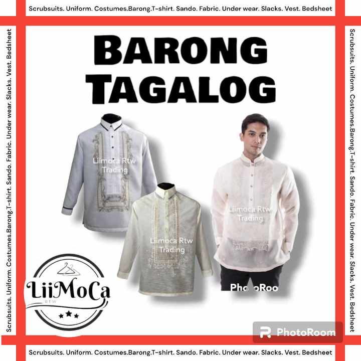 1LIIMOCA'S BARONG TAGALOG FOR ADULT ONLY | Lazada PH