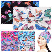 ETEREAUTY 6 pcs ผีเสื้อคาดศีรษะผ้าโพกหัวกว้าง headbands แฟชั่น Head Wrap Hairbands