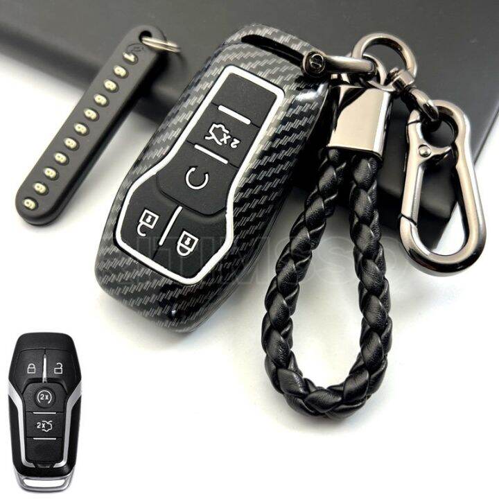 dvvbgfrdt-4-5-btn-carbon-abs-car-key-case-fob-cover-for-ford-fusion-mondeo-mustang-f-150-explorer-edge-2015-2016-2017-2018-car-accessories