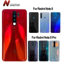 【☊HOT☊】 diyi45718 กระจกนิรภัยสำหรับ Xiaomi Redmi Note กระจกหลัง8ฝาครอบด้านหลังสำหรับ Redmi Note 8 Pro ครอบคลุมกรณีที่อยู่อาศัยพร้อมเลนส์