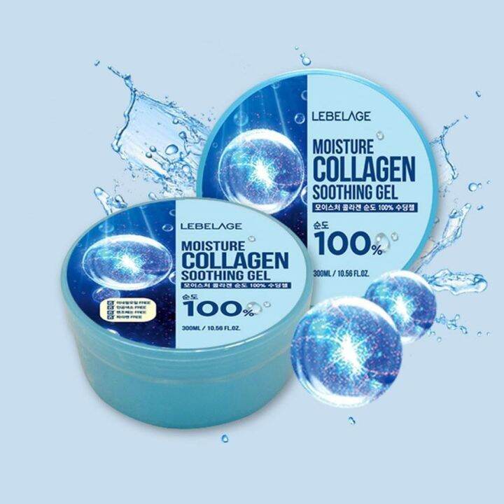 [Authentic] [Korean] LEBELAGE [MOISTURE COLLAGEN SOOTHING GEL 100 ...