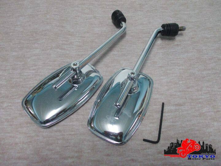 suzuki-pe175-pe250-ts250-pe400-ts400-lh-amp-rh-side-mirror-set-pair-thread-8-mm-กระจกมองหลัง-เกลียว-8-มม-สินค้าคุณภาพดี