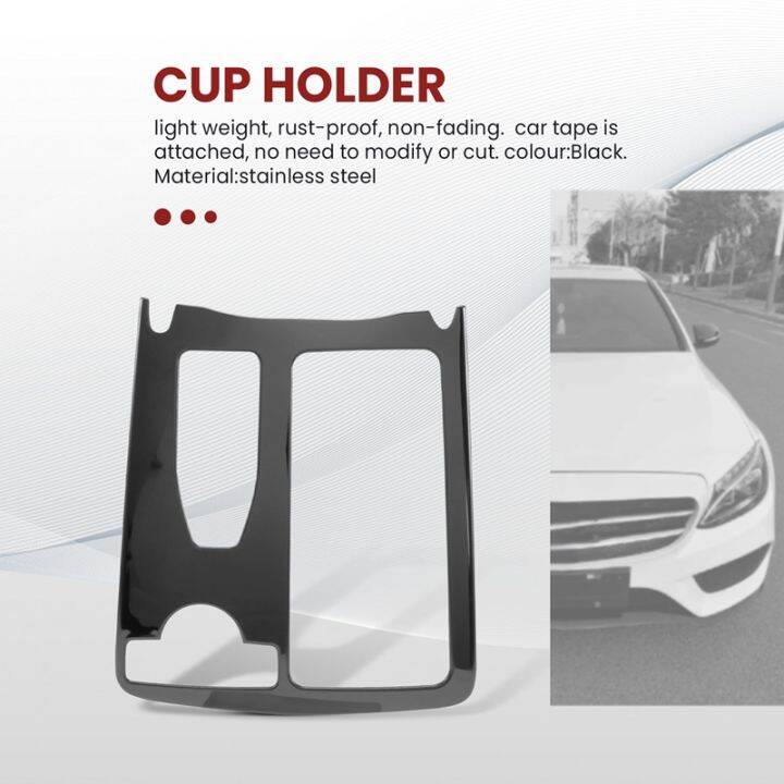 car-center-console-water-cup-holder-frame-cover-trim-accessories-for-mercedes-benz-c-class-w204-c180-c200-2007-2014-rhd