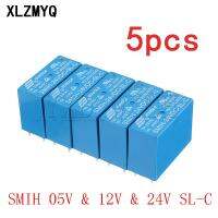 5ชิ้น5โวลต์12โวลต์24โวลต์ Smih-05vdc-Sl-C รีเลย์ Smih-24vdc-Sl-C Smih-12vdc-Sl-C 250โวลต์16a รีเลย์8pin Smih-05v 12โวลต์24vdc-Sl-A 6pin