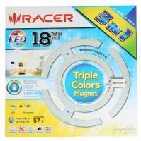 หลอดไฟ LED กลม 3 สี 18 วัตต์ LED Triple Colors Magnet 18 Watt (แสงสีขาว แสงสีเหลือง แสงสีขาวนวล)