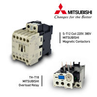 S-T12 MITSUBISHI โอเวอร์โหลดรีเลย์ 9-13A แมกเนติก คอนแทกเตอร์ ST12 Magnetic Contactor Coil 220V ,380V 50-60Hz