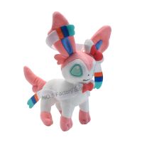 10-23Cm Pokemon Sylveon อะนิเมะตุ๊กตาของเล่นน่ารัก Eevee Espeon Jolteon Vaporeon ตุ๊กตา Stitch ยัดไส้สำหรับของขวัญคริสต์มาสสำหรับเด็ก