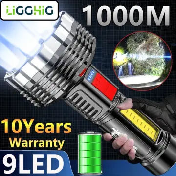 Powerful Led Flashlight Usb Rechargeable Torch Light High Power