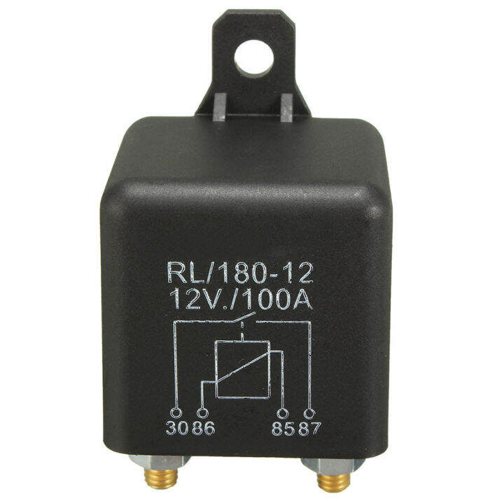 Switch Split Charge 12V 100Amp 4 Pin Heavy Duty ON OFF Relay Fit for ...