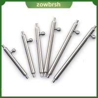 ZOWBRSH 10Pcs/Lot เส้นผ่าศูนย์กลาง1.5มิลลิเมตร หมุดนาฬิกา 12/14/16/18/20/22/23mm เหล็กไร้สนิม ก้านต่อสายนาฬิกา เครื่องมือ pepair สปริงบาร์สวิทช์เดี่ยว อุปกรณ์เสริมทดแทน