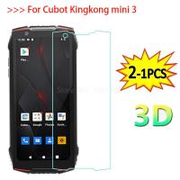 2-1PC กระจกนิรภัยสำหรับ Cubot KingKong Mini 3 ป้องกันหน้าจอกระจกสำหรับ Cubot King Kong Mini 3 Mini3 4.5 "ฟิล์มโทรศัพท์-Xdeiu