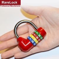 4 Letters Combination Padlock Code Password Lock for Door Cabinet Drawer Bike Motorcycle Student Locker Rarelock MMS61 a