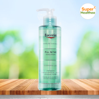 Eucerin pro acne solution cleansing gel 200 มล ยูเซอริน โปร แอคเน่ เจลล้างหน้า (ไม่ห่อพลาสติก)