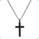 💖【Lowest price】MH Mens CROSS จี้สร้อยคอสแตนเลสสตีล Link สร้อยคองบเครื่องประดับ