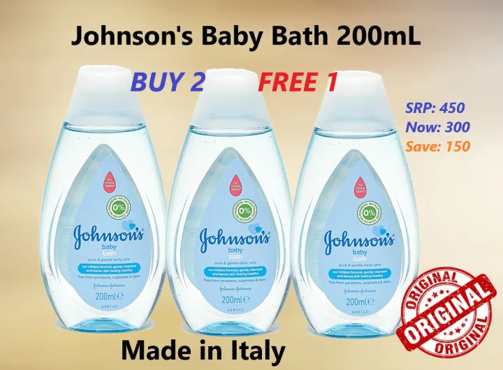 Johnson's Baby Bath 200mL - BUY 2 FREE 1 | Lazada PH