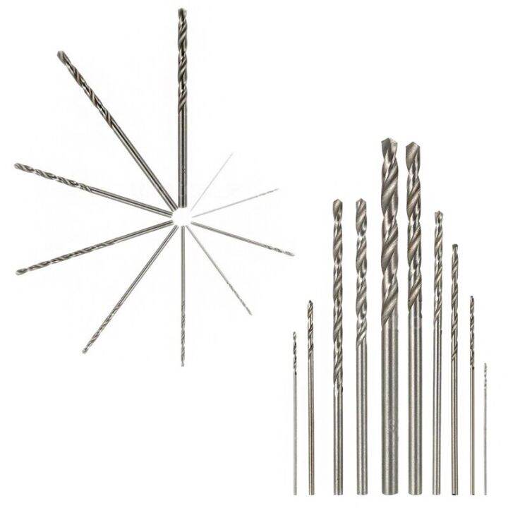 set-mata-bor-เกลียวเหล็กความเร็วสูงขนาดเล็กขาว10ชิ้น-1ชุดสำหรับ-dremel-สว่าน-hss