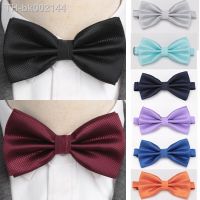 ▪❐๑ Men Plaid Bowties Groom Mens Solid Fashion Cravat for Men Butterfly Gravata Male Formal Dress Marriage Wedding Party Bow Ties