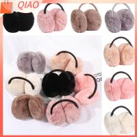 QIAO Fashion Snow Outdoor Fluffy Ear Warmers Warm Earmuffs Headband Earflap