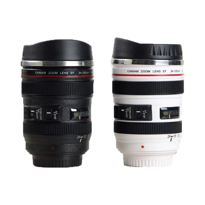 high-end-cups-สแตนเลสกล้อง-slr-กาแฟเลนส์แก้ว-ef24-105mm-สีดำ-ขาวแก้วกาแฟของขวัญสร้างสรรค์