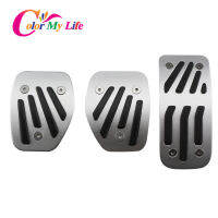 Color My Life Stainless Steel Car Pedals Fit for Peugeot 301 307 308 408 CC 2013 - 2020 Gas Brake Pedal Cover Rest Pedal