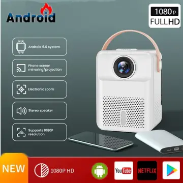 Wanbo Mozart 1 Android 9.0 2K 4K Projetor 1080P Full HD Portable Projector  WIFI 6 2+32GB Auto-Focus For Smart Home Video Theater