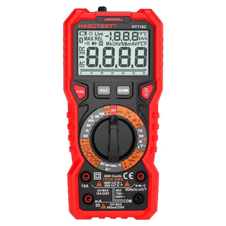 habotest-ht118c-digital-multimeter-manual-range-multi-meter-6000-counts-true-rms