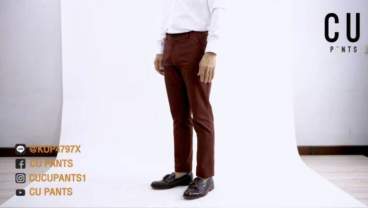 กางเกงขายาว-ชิโน-ทรงกระบอกเล็ก-chino-pants-16-colors-cu-pants