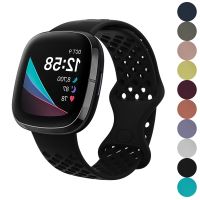 Sport Silicone Accessories Strap For Fitbit Versa 3 4 Sense band Wearable Watchband bracelet Replacement rubber wristband