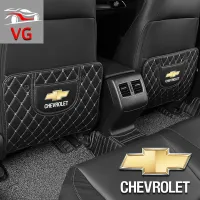 แผ่นเตะหนังรถยนต์ทนทานต่อเด็กเหมาะกับผ้าคลุมปกป้องหลังที่นั่งกันน้ำ Chevrolet Aveo Cruze แคปติวามาลิบู