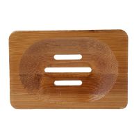 ☏ H7EA Natural Bamboo Wooden Bathroom Shower Soap Dish Storage Holder Plate Tray