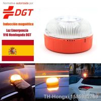 【LZ】✳  Niscarda1x v16 Homologated DGT Approved Car Emergency Beacon Light Rechargeable Magnetic Induction Strobe Light