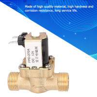 DC Solenoid Valve 12V / 24V Electromagnetci Valve ปกติเปิดวาล์วทองเหลือง G1/2 Thread Connection Water Inlet Switch