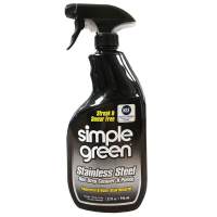 น้ำยาทำความสะอาดสแตนเลส อ่างล้างจาน ที่ดูดควัน เตาปิ้งย่าง SIMPLE-GREEN NO.18300 Stainless Steel Cleaner Trigger Spray (RTU), size 32 oz.