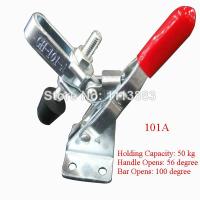 ☊㍿✧ 5PCS 50KG 110LBS Metal U Bar Red Straight Handle Vertical Type Toggle Clamp 101A