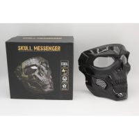 ❍☍☇ ต้อนรับ Halloween หน้ากาก Skull Messenger หน้ากากผีมีความหนา