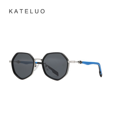 KATELUO แว่นตากันแดดแฟชั่นสำหรับเด็กผู้ชายและเด็กผู้หญิง,ใหม่แว่นกันแดดโพลาไรซ์แว่นกันแดดกันแดดกลางแจ้ง TR5129