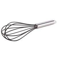 Silicone Kitchen Whisk,10 Inch Silicone Whisk Egg Beater, Very Sturdy Kitchen Wire Balloon 600ºF Heat Resistant