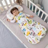 ทารกแรกเกิดซิป Sleepsack Wrap เด็กแขนสั้นผ้าฝ้ายถุงนอนผ้าห่ม Bedding