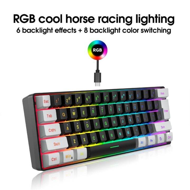 แป้นพิมพ์เกมส์-pc-ไฟ-rgb-backlit-ชุดแป้นพิมพ์และเมาส์เล่นเกมสายใช้ได้ทุกประเภท