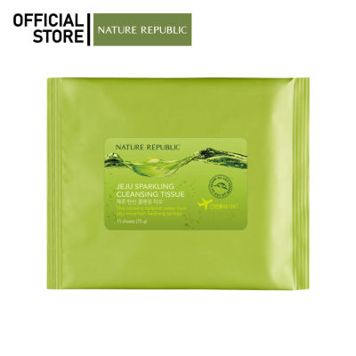 NATURE REPUBLIC JEJU SPARKLING CLEANSING TISSUE 15 SHEETS