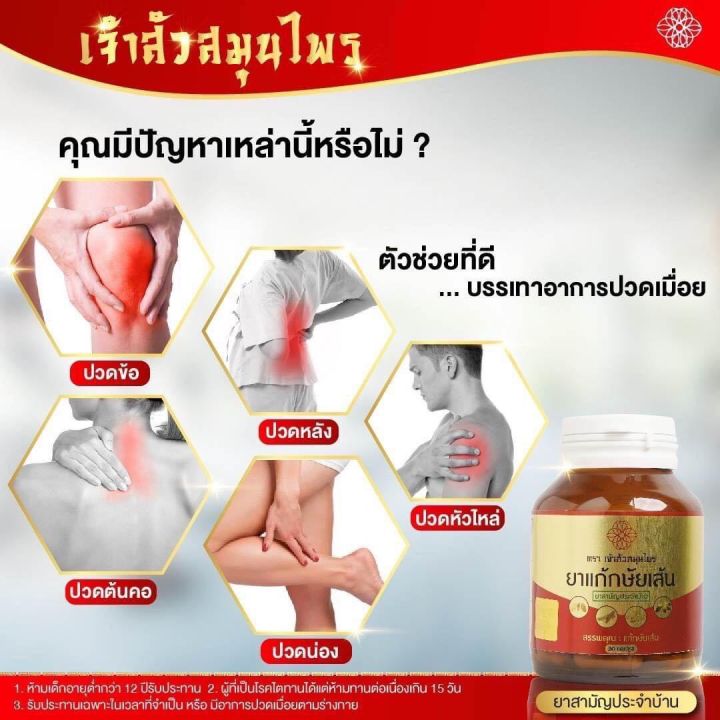 เจ้าสัว-กษัยเส้น-ข้อ-เข่า-1-กระปุก-30-แคปซูล-ซื้อ-3-กระปุก-แถมฟรี-เครื่องหอม-1-กระปุก